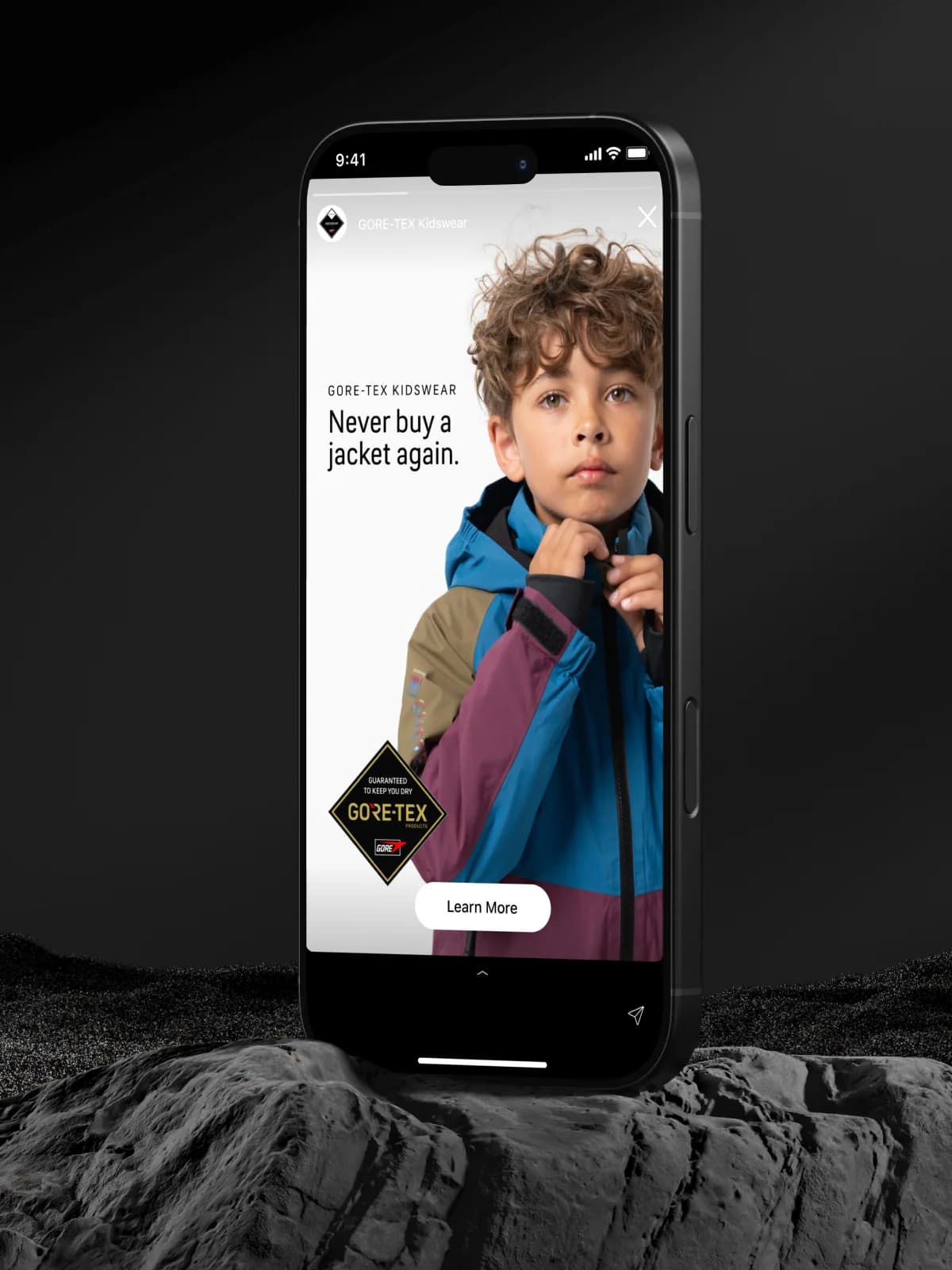 Gore Kidswear brand elements